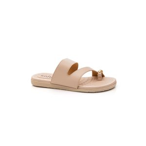 Chinelo Softli Rasteiro Feminino 10501.10512 Off-White