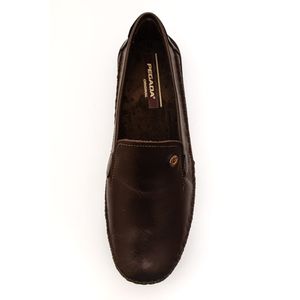 Mocassim Pegada Masculino Em Couro  Boomerang  141601-031 Marrom