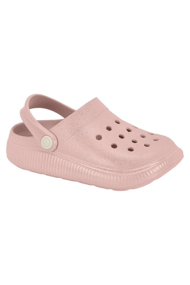 Sandália Molekinha Clog Juvenil Menina Glitter  2591.200 Rosa