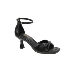 Sandália Vizzano Salto Taça Feminino Bico Quadrado 6560.100.30964 Preto