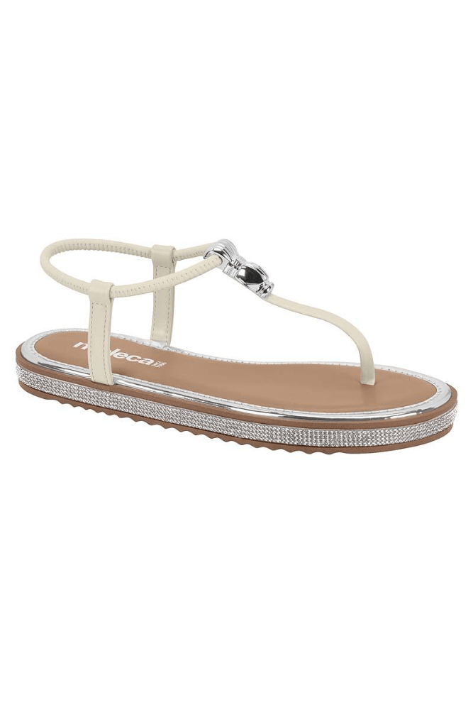 Sandália Moleca Flatform Feminina Calce Fácil 5413.1537.29564 Off-White