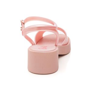 Sandália Grendene Salto Bloco Juvenil Menina Barbie High 23376-Bv980 Rosa