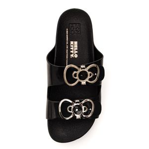 Chinelo Zaxy Slide Feminino Hello Kitty Partner 19310-Bu092 Preto