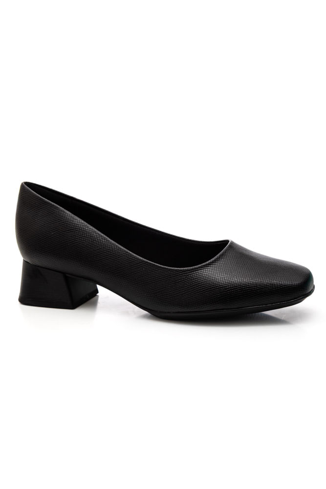 Sapato Piccadilly Conforto Feminino Jaqueline 160055new Preto