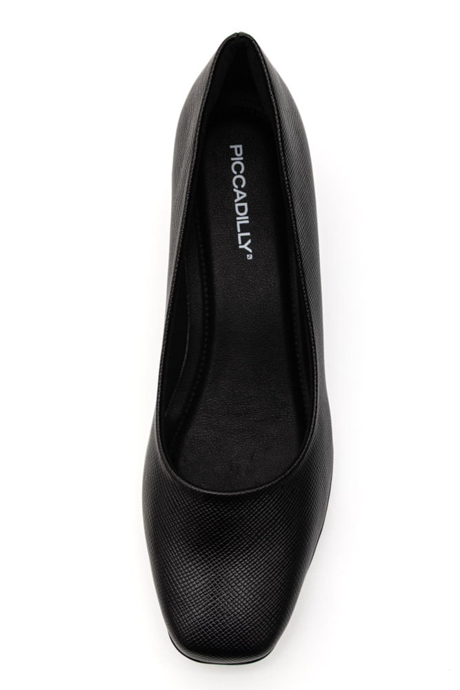 Sapato Piccadilly Conforto Feminino Jaqueline 160055new Preto