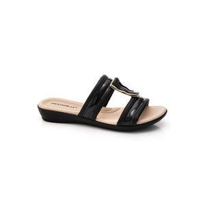 Tamanco Piccadilly Rasteiro Feminino Conforto 500407 Preto