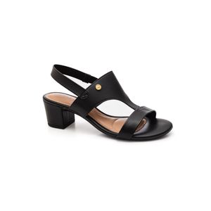 Sandália Beira Rio Salto Médio Feminina 8246.1211 Preto