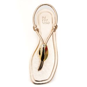 Sandália Improviso Rasteira Feminina Calce Fácil 3051.1322 Ouro