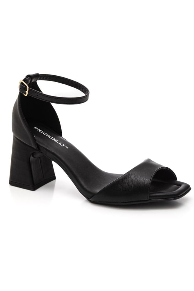 Sandalia De Salto Piccadilly 626056 Preto
