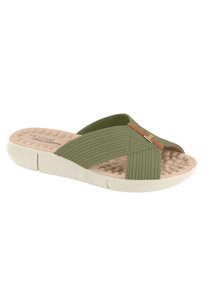 Chinelo Modare Ultra Conforto Feminino Slide 7142.101 Verde