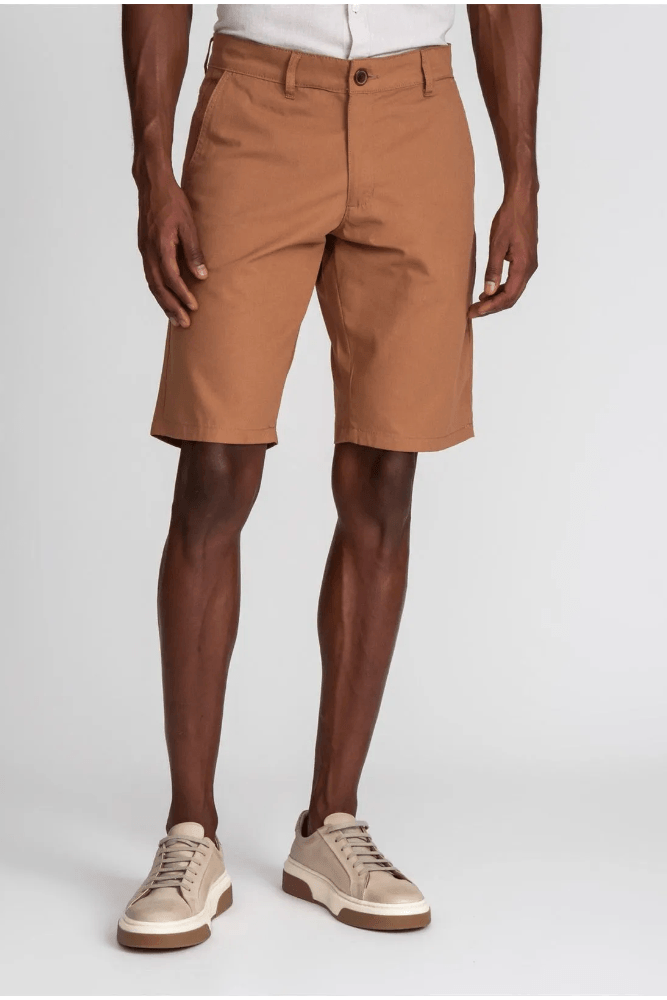 Bermuda Docthos Middle Sarja Masculina 602 250791 Nude
