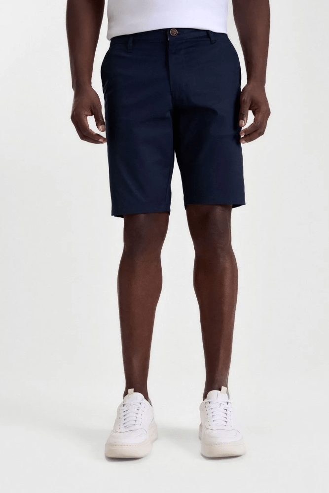 Bermuda Middle Sarja Masculina 602 113020 Marinho