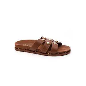 Chinelo Raquel Dias Papete Feminino R411787 Marrom