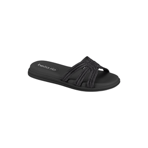 Chinelo Beira Rio Slide Feminino Gaspea 8488.126.30174 Preto