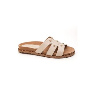Chinelo Raquel Dias Rasteiro Feminino Slide R411739 Off-White