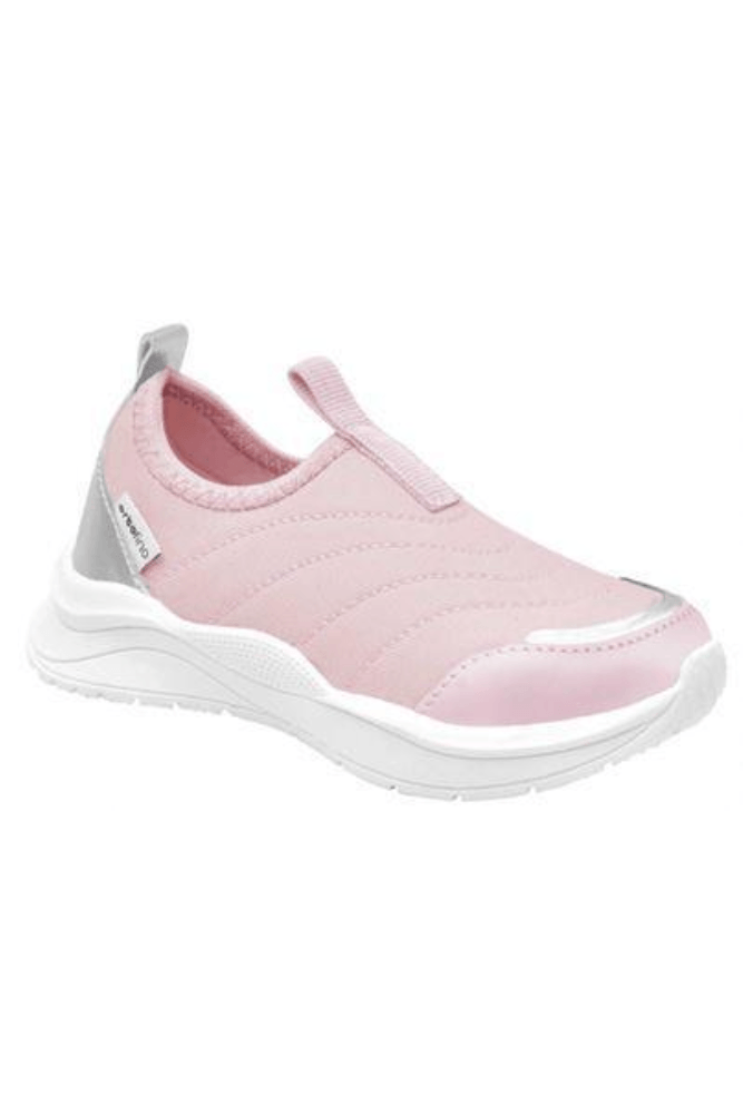 Tênis Ortofino Slip On Infantil Menina 4209f Rosa Claro