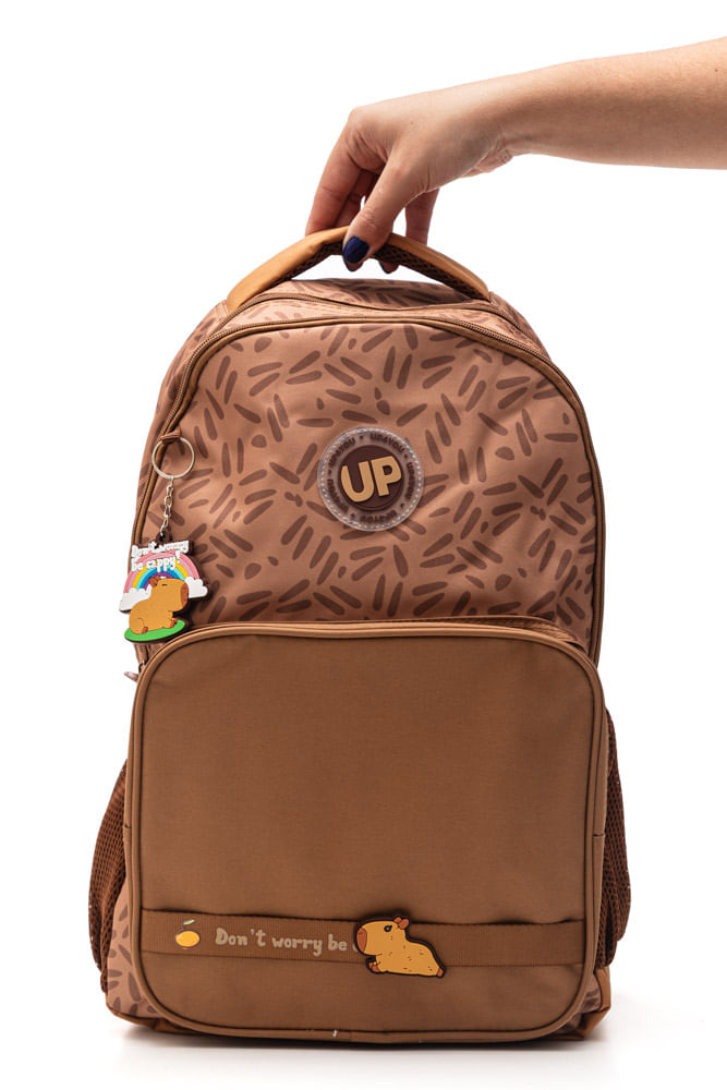 Mochila Luxcel Ms49651up Marrom