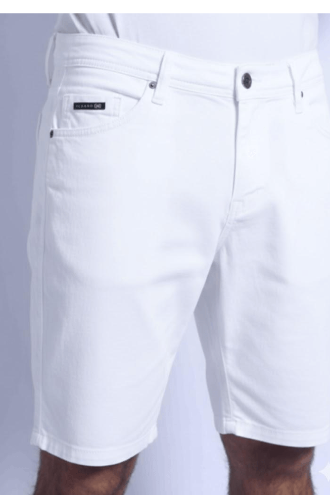 Bermuda Jeans Premium Oceano Masculina 26094 Branco