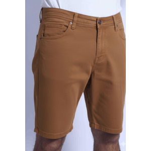 Bermuda Jeans Premium Oceano Masculina 26094 Caramelo