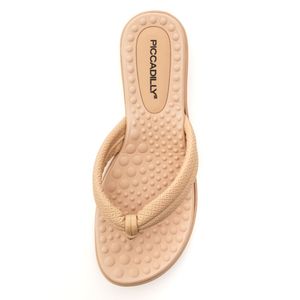Chinelo Piccadilly Camila Feminino 500401 Bege