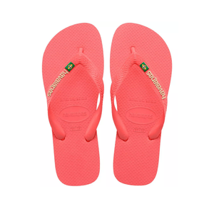 Chinelo Havaianas Feminino Brasil Logo 9260 Salmao