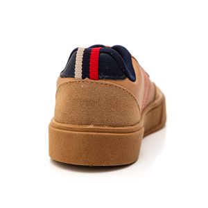 Tênis Ortofino Casual Infantil Menino Solado Flatform A1393 Bege