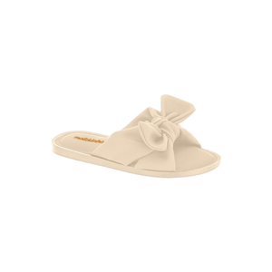 Chinelo Molekinha Slide Juvenil Menina Laço 2372.102.29516 Off-White