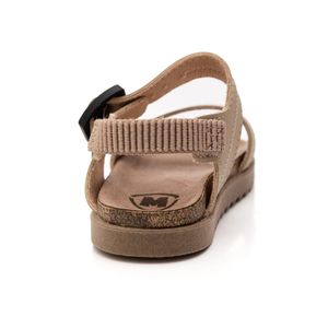 Sandália Molekinho Papete Infantil Menino Fivela 2636.108.13958 Bege