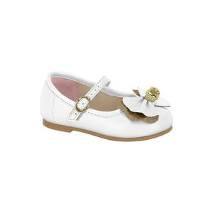 Sapatilha Molekinha Bebê Infantil Menina Lacinho 2106.1062 Branco