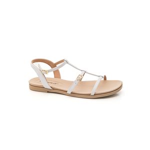 Sandália Piccadilly Rasteira Feminina Tiras Finas 418098 Branco