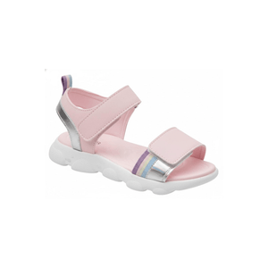 Sandália Ortofino Papete Infantil Menina Funfeet Kids 2021f Rosa