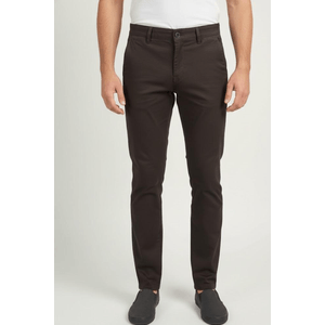 Calça Sarja Alfaiataria Slim Pitt Masculina 018420190 Marrom