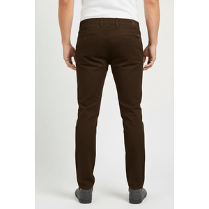 Calça Sarja Alfaiataria Slim Pitt Masculina 018420190 Marrom