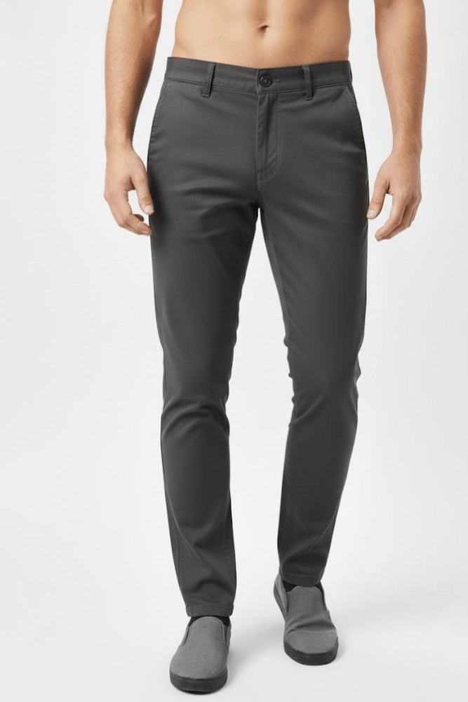 Calça Sarja Alfaiataria Slim Pitt Masculina 018420190 Cinza