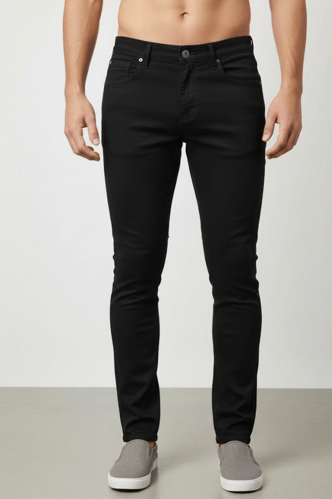 Calça Sarja Alfaiataria Skinny Pitt Masculina 18420192 Preto