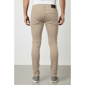 Calça Sarja Alfaiataria Skinny Pitt Masculina 18420192 Bege