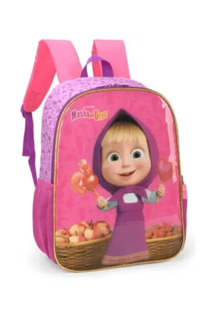 Mochila Escolar Infantil Menina Luxcel Is39081mu Pink