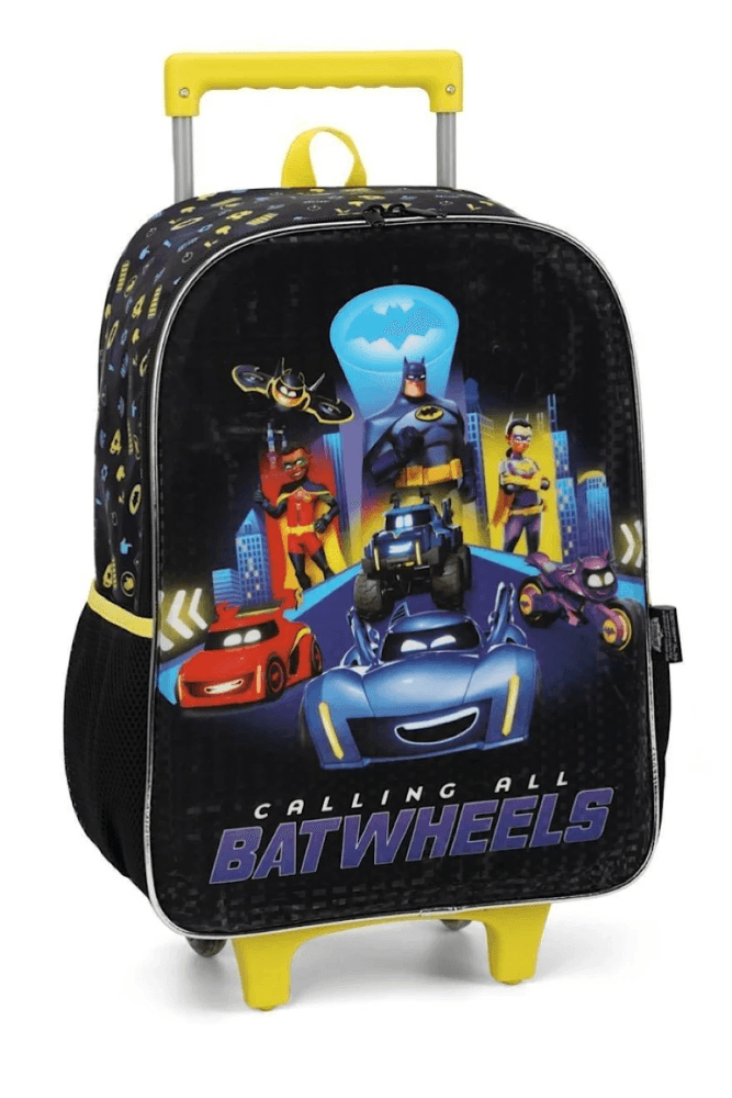 Mochila Luxcel De Rodinhas Batwheels Ic39282bw Preto