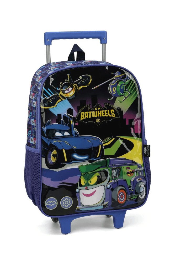 Mochila Luxcel De Rodinhas Batwheels Ic39282bw Azul