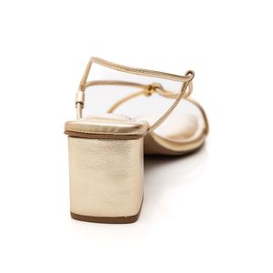 Sandália Di Valentini Salto Calce Fácil 5318.11766 Ouro