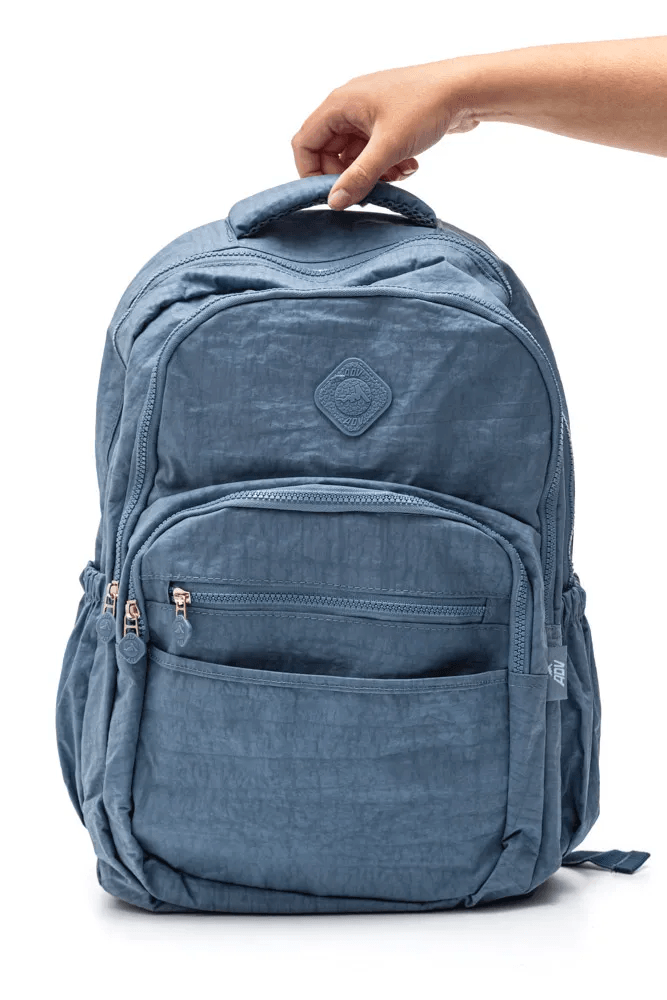 Mochila Luxcel De Costas Moderna Grande Ms50131av Azul