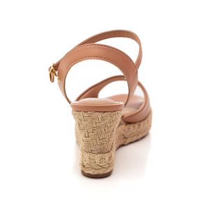 Sandalia Beira Rio Salto Anabela Feminina  8486.118.9569 Nude