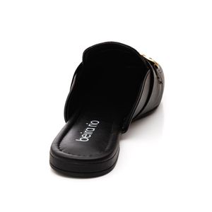 Sapatilha Beira Rio Mule Feminino Em Napa 4323.108 Preto