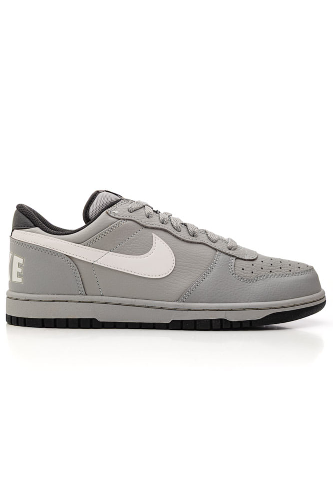 Tênis Nike Casual Masculino Big Low Couro 355152-017 Cinza