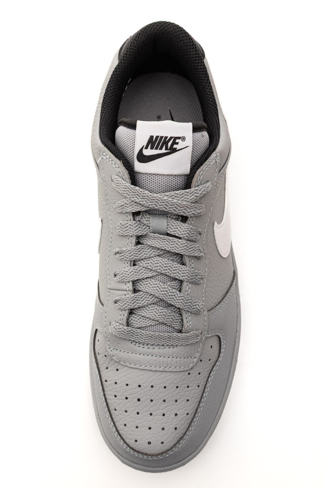 Tênis Nike Casual Masculino Big Low Couro 355152-017 Cinza