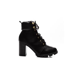 Bota Beira Rio Cano Médio Feminina Cadarço 9074.103 Preto