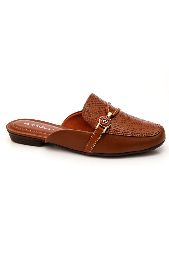 Sapatilha Mule Piccadilly 250264 Marrom