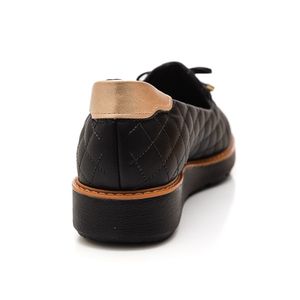 Sapato Modare Ultra Conforto Feminino Salto Plano 7400.101 Preto