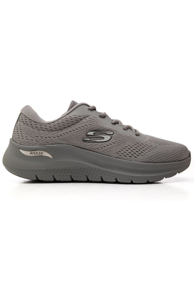 Tênis Skechers Arch Fit 2.0 Masculino Caminhada 232700 Cinza