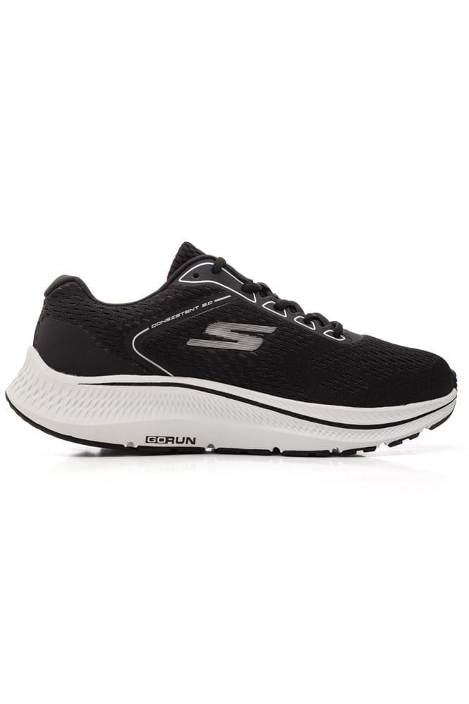 Tênis Skechers Go Run Consistent Masculino Mesh 220865br Preto